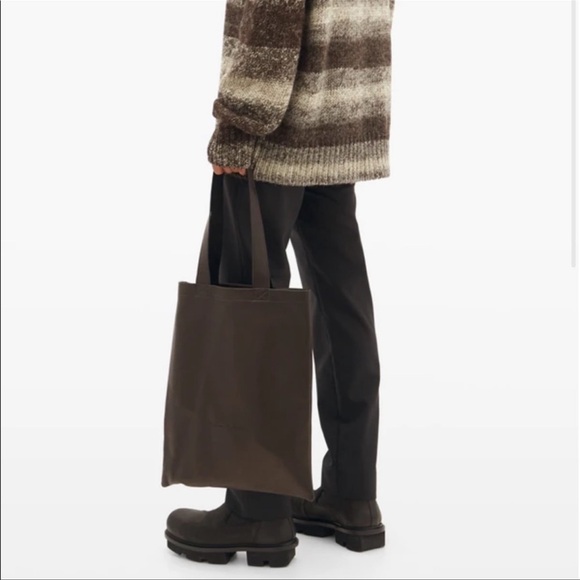 🆕Rick owens drkshdw brown canvas tote bag - Picture 2 of 6